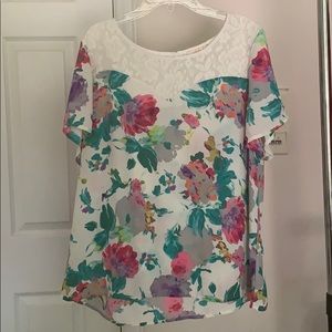 Garden Floral Top